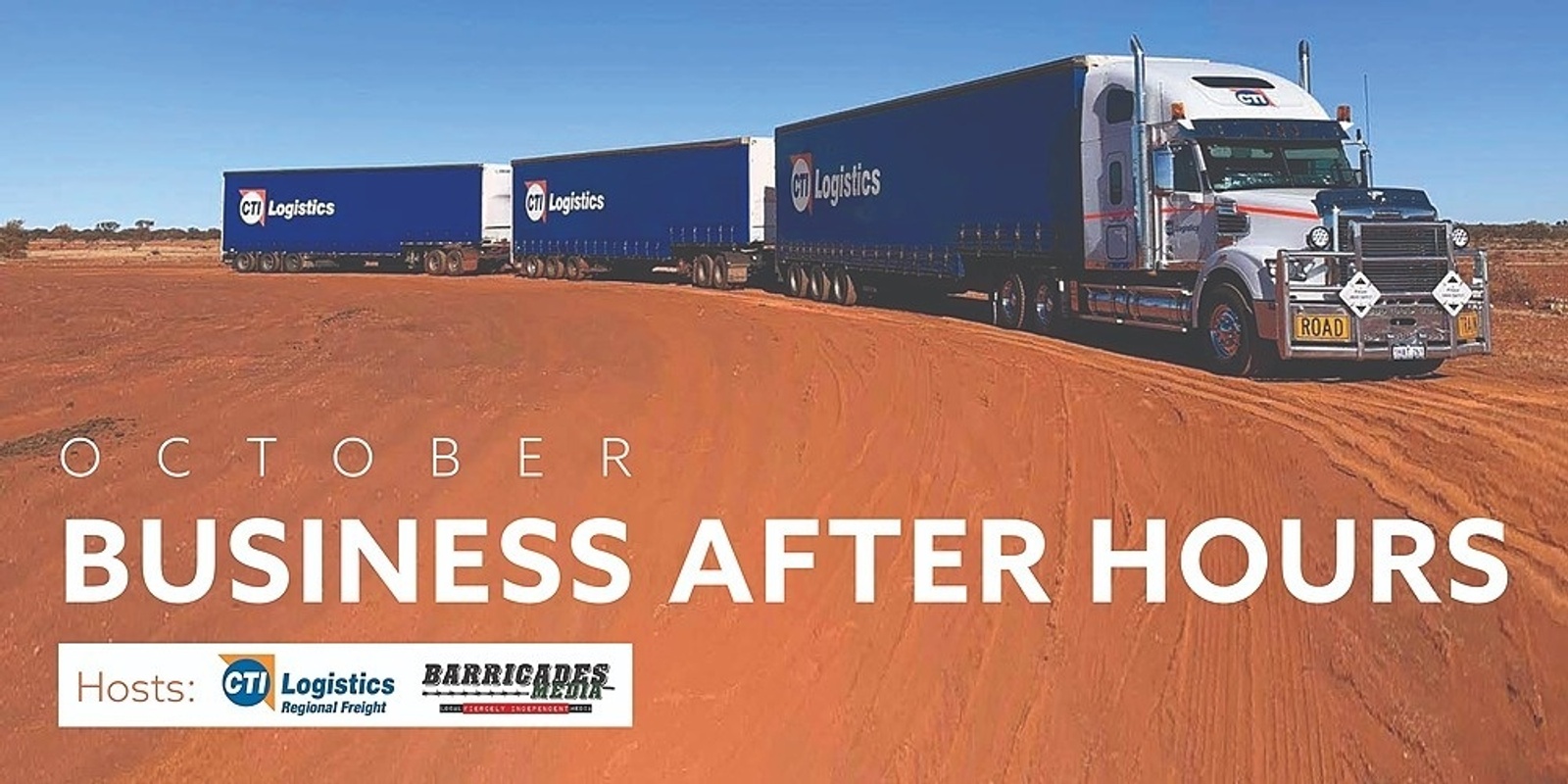 Banner image for Business After Hours with CTI Logistics and Barricades Media PTY LTD.