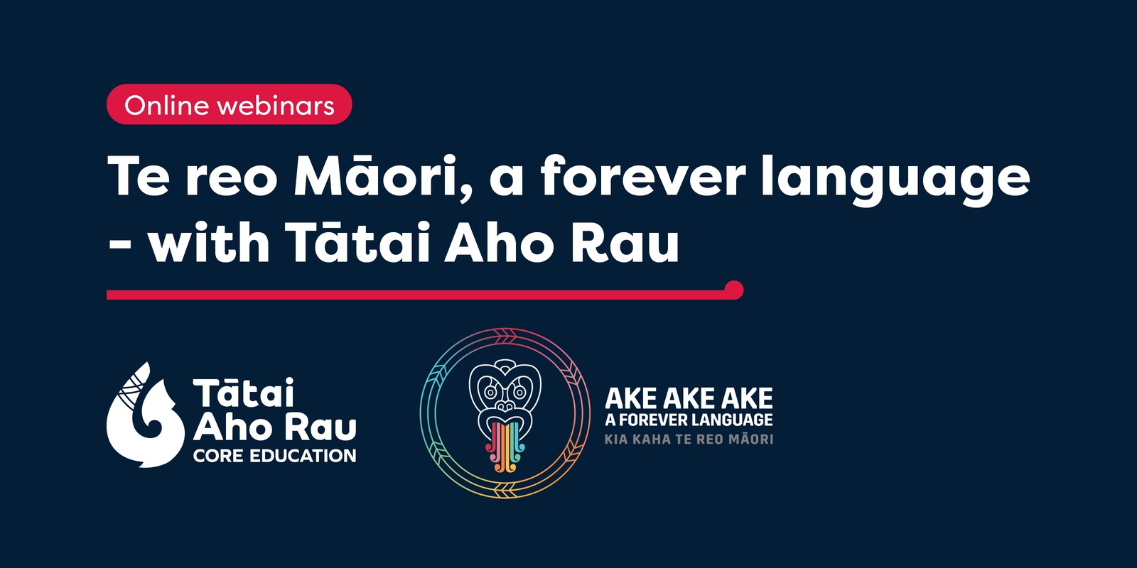 Banner image for Te reo Māori, a forever language - with Tātai Aho Rau