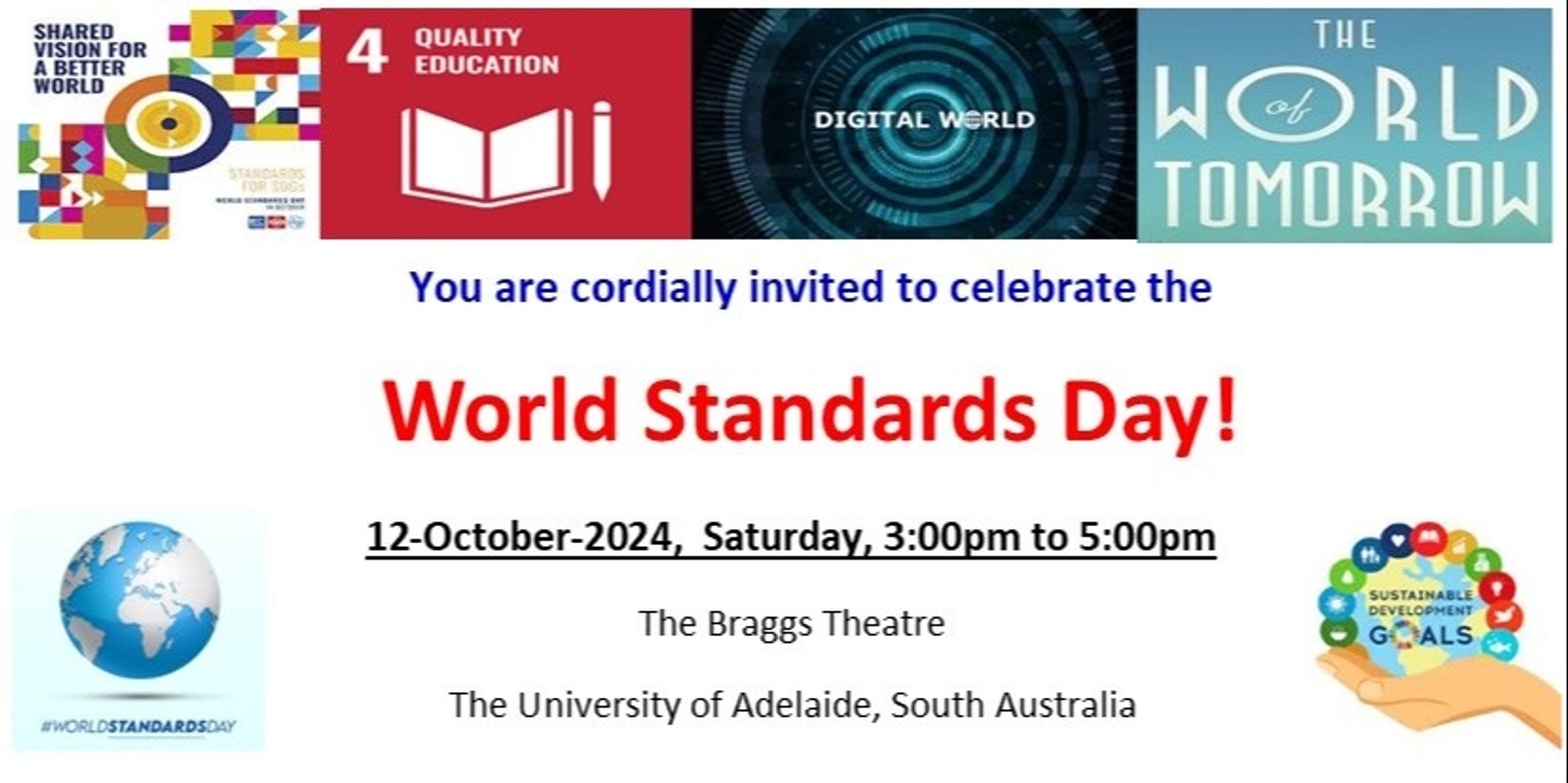 Banner image for Australia's Celebration of World Standards Day 2024!