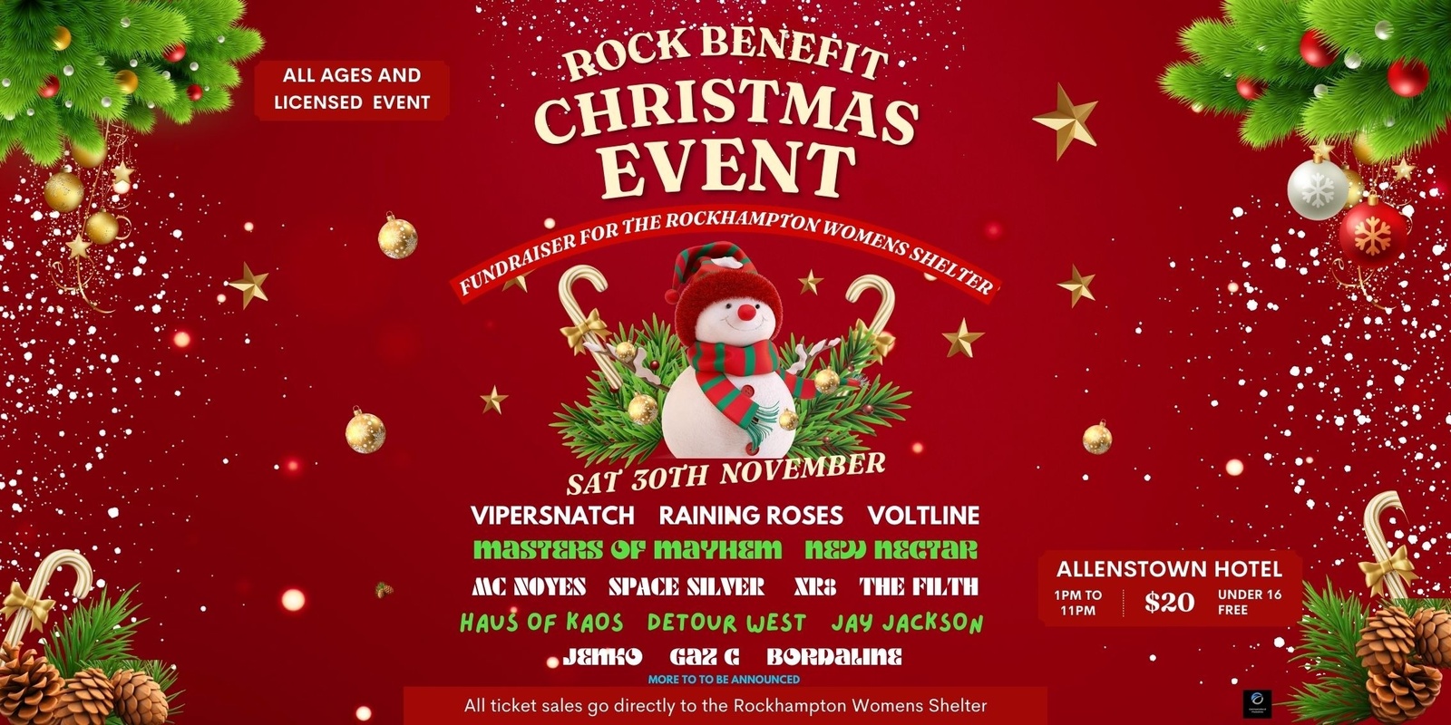 Banner image for Rock Benefit Christmas Event 