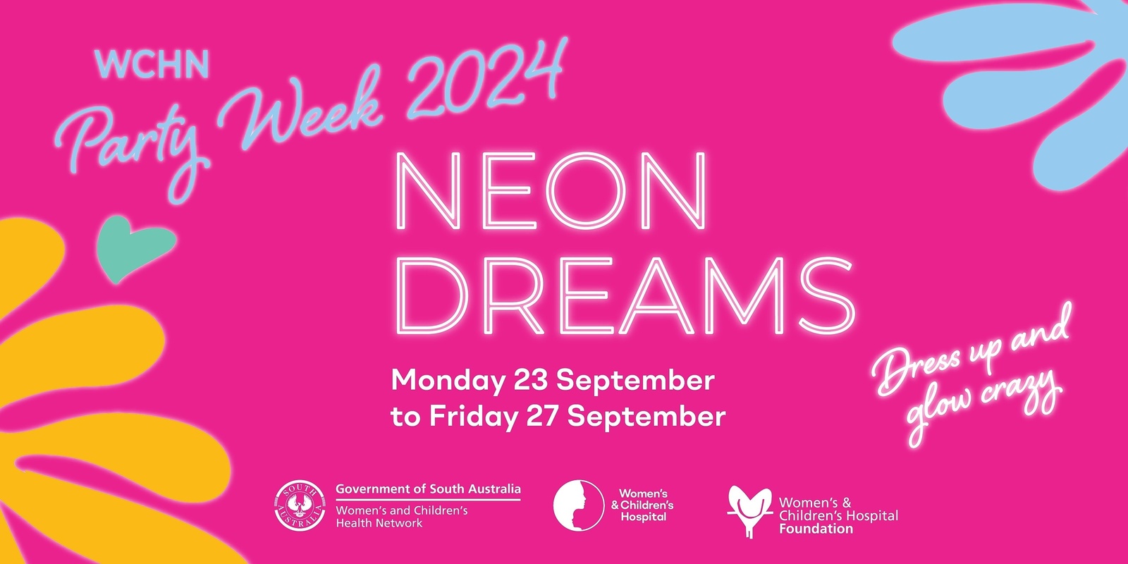 Banner image for WCHN Party Week 2024 - Neon Dreams