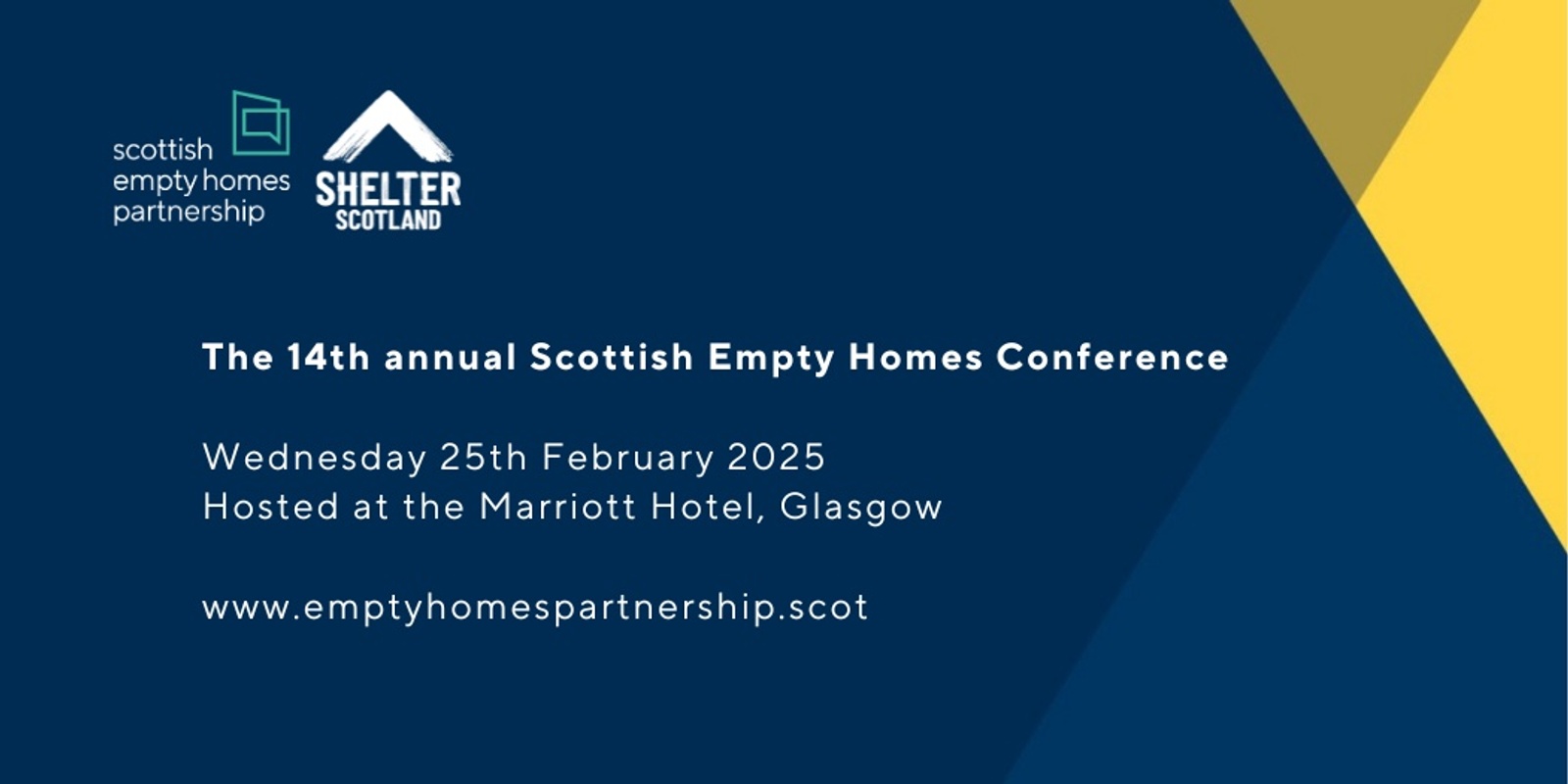 Banner image for Scottish Empty Homes Conference 2025 - Strategic Planning for a Strong Community