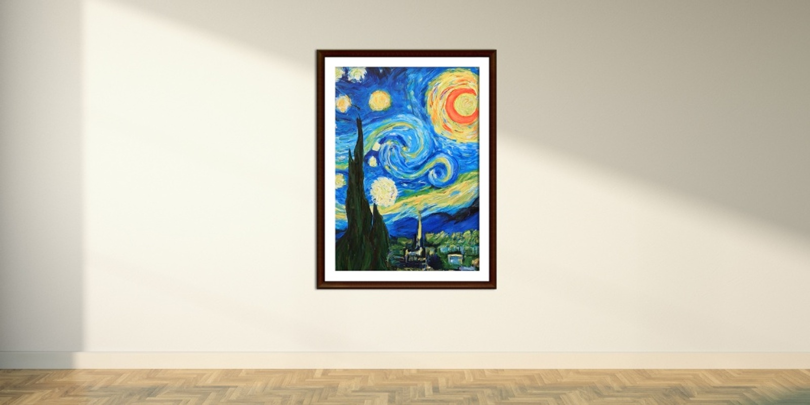 Banner image for Starry Night Inspired Instructed Painting Event 