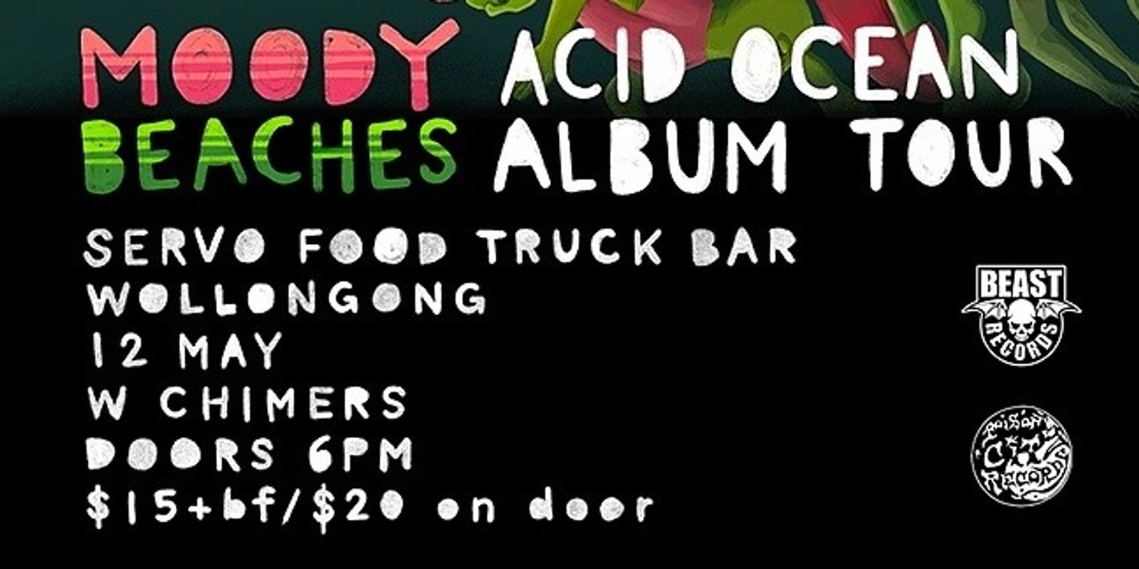 Banner image for MOODY BEACHES - 'Acid Ocean' Album Tour