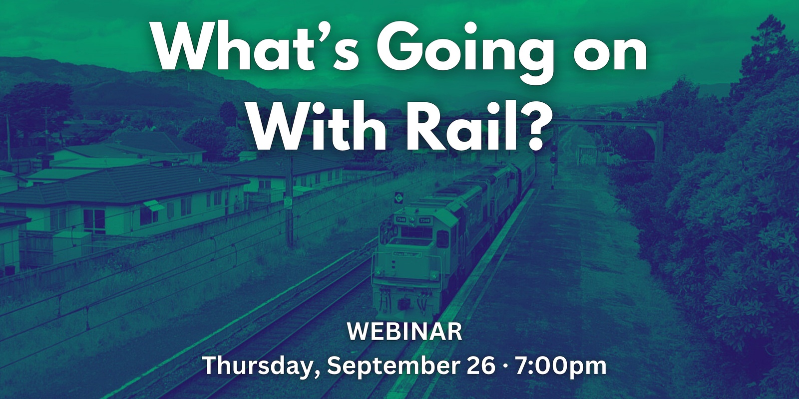 Banner image for What's Going on With Rail? 