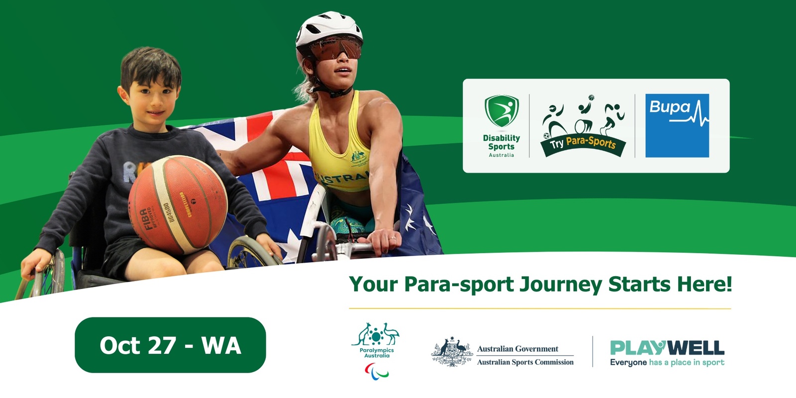 Banner image for Bupa Try Para-Sports - Western Australia