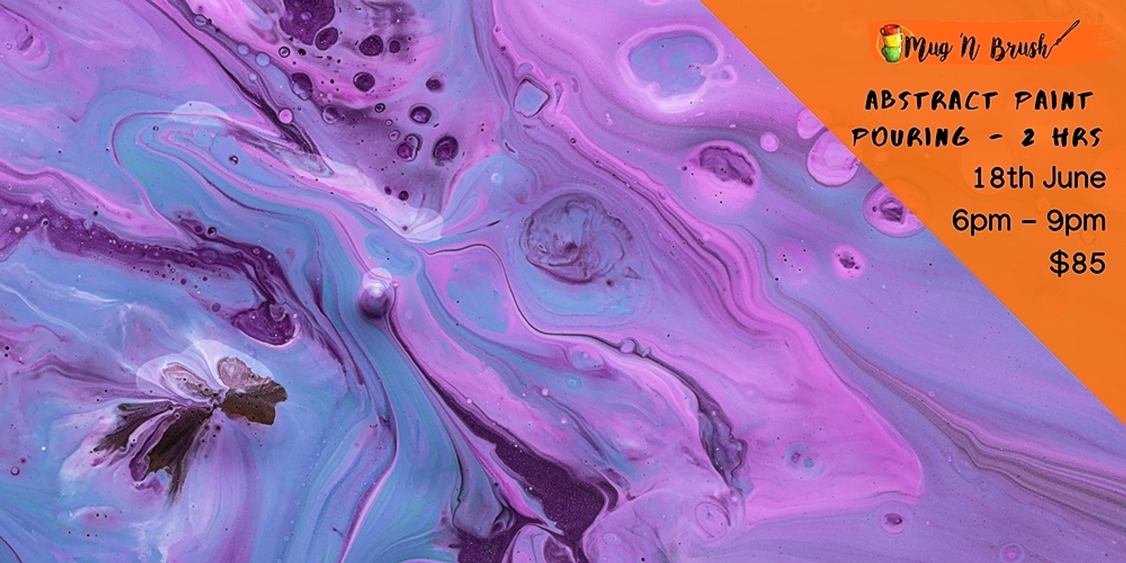 Banner image for Sip 'n Paint - Abstract Paint Pouring (June)