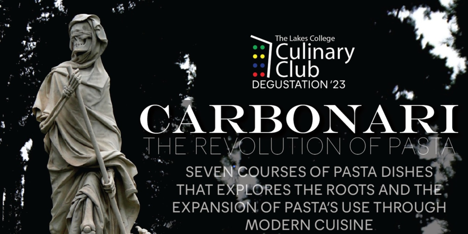 Banner image for TLC Culinary Club Degustation Dinner | Carbonari: The Revolution Of Pasta