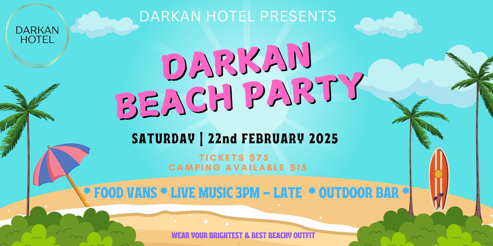 Banner image for Darkan Beach Party 2025