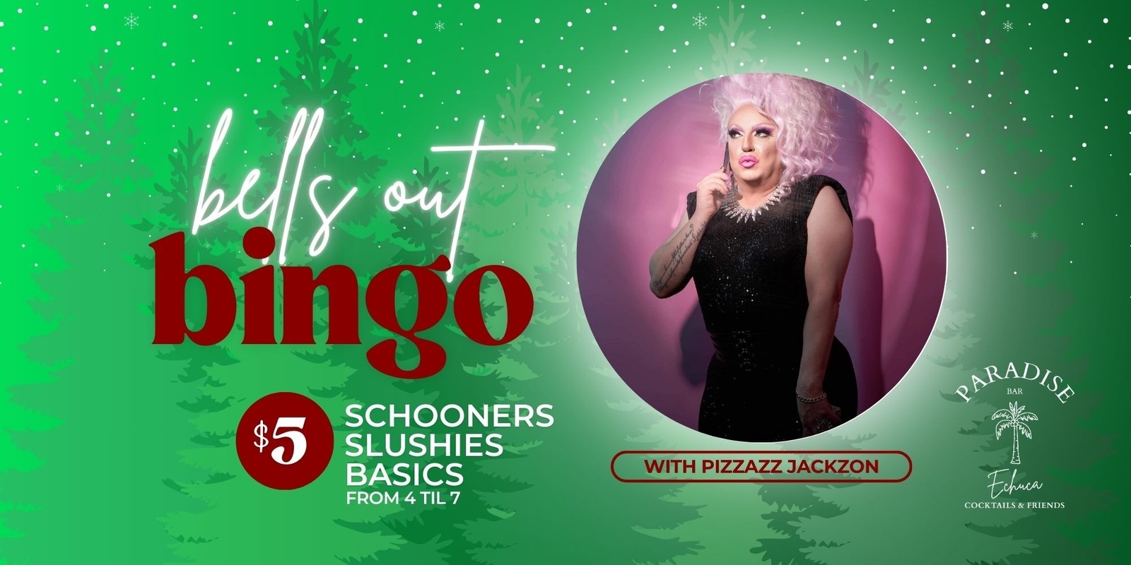 Banner image for 'Bells' Out Bingo - with PizzAzz Jackzon - Christmas Edition