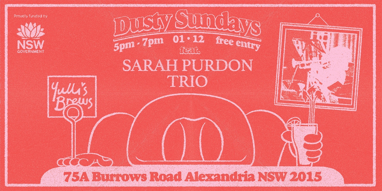 Banner image for DUSTY SUNDAYS - Sarah Purdon Trio 