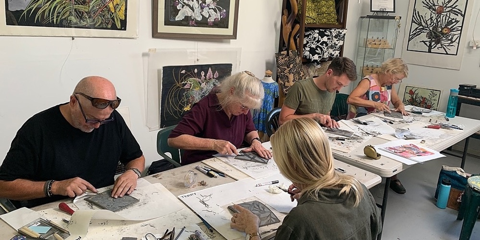 Banner image for Linocut Printing Workshop with Jude Taylor