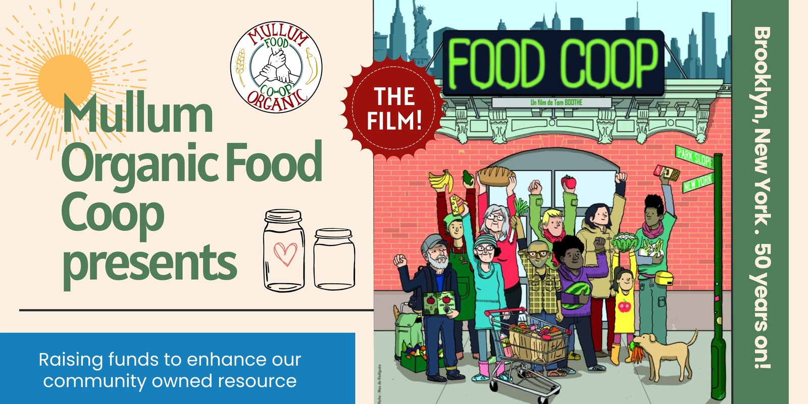 Banner image for "Food Coop" Film Fundraiser