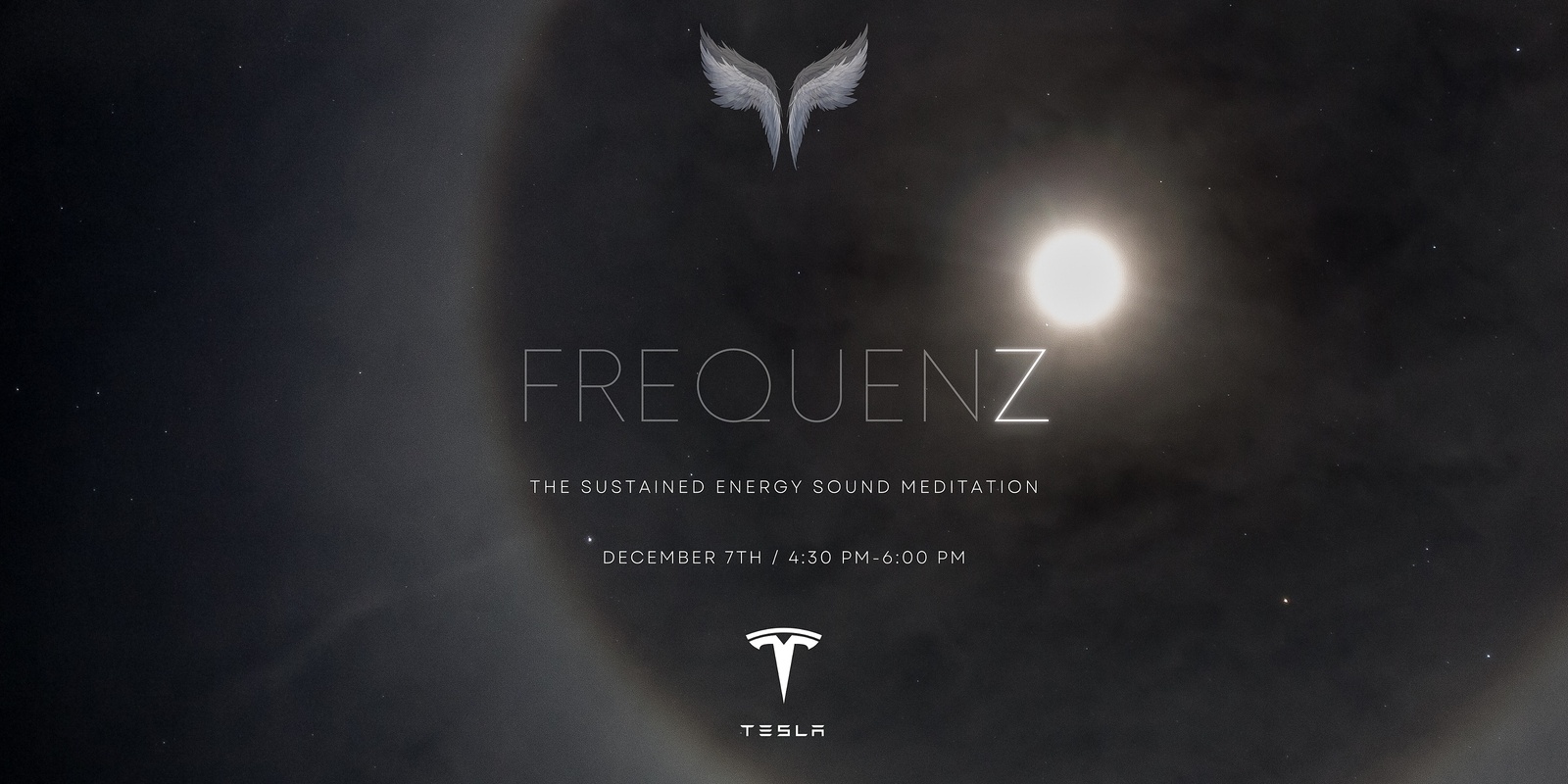 Banner image for FREQUENZ / Sustained Energy Sound Meditation at Tesla Waterside Showroom