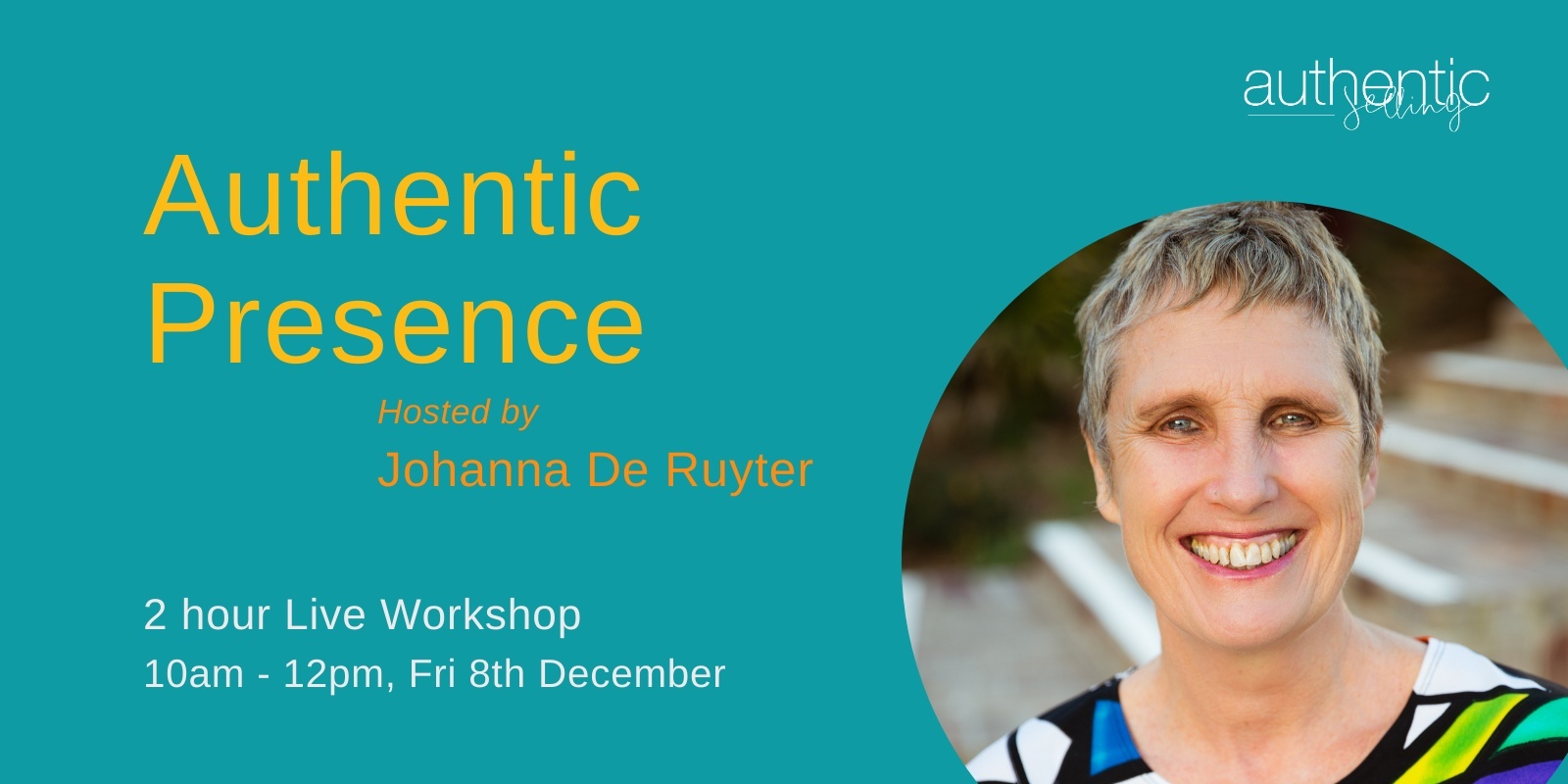 Banner image for Authentic Presence | 2 Hour Sales Presence Workshop