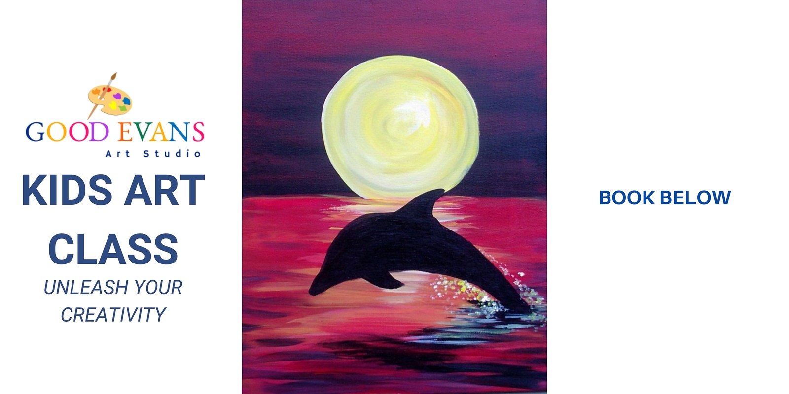 Banner image for Kids Painting Class Dolphin (Ballina Indoor Sports Centre)
