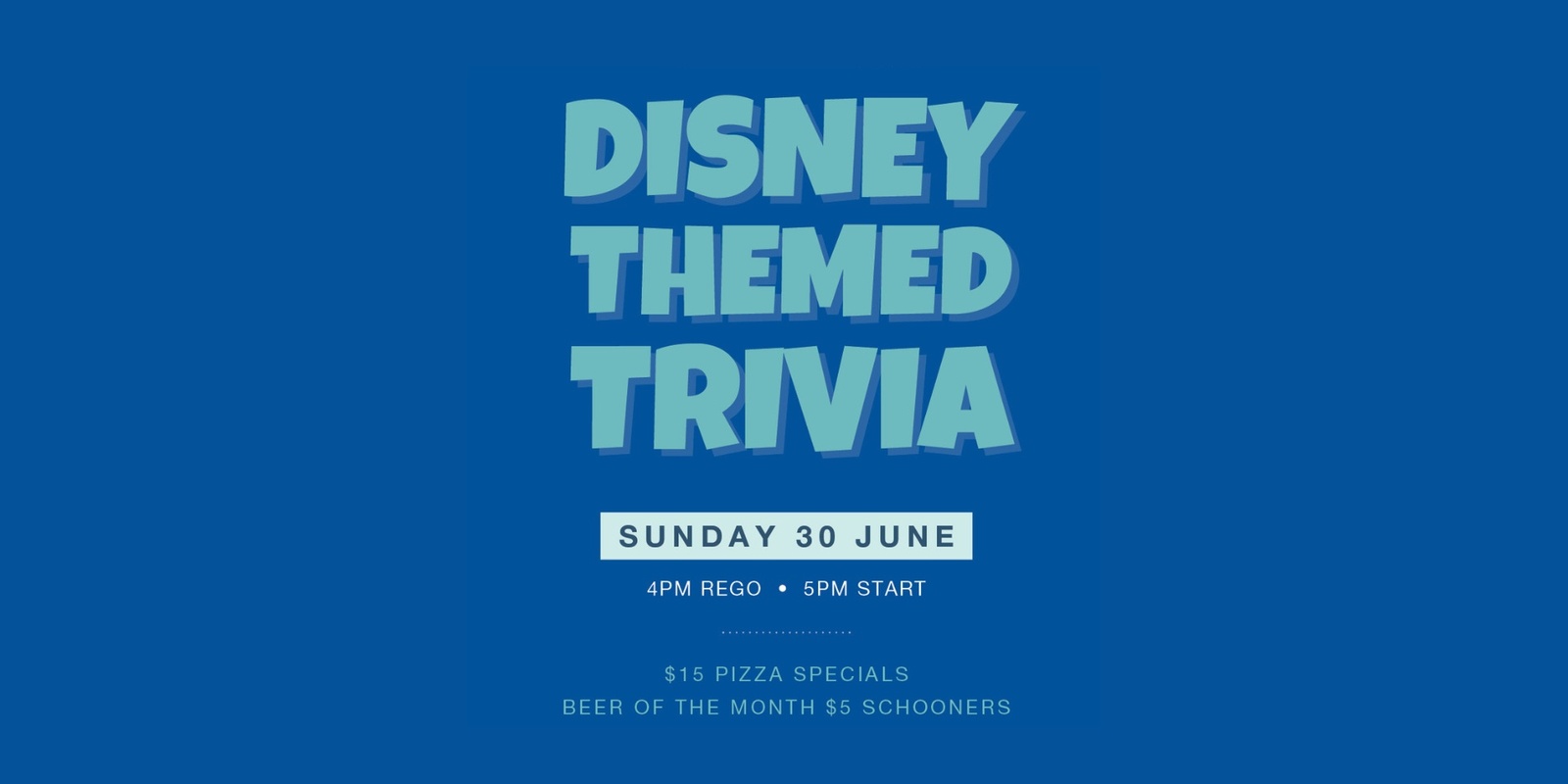Banner image for Disney Trivia - Harbord Diggers
