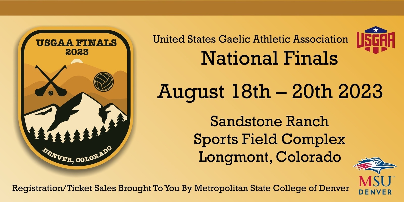 Banner image for 2023 United States Gaelic Athletic Association Finals Tournament 