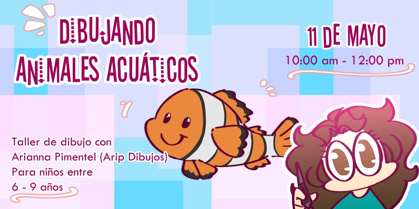 Banner image for Dibujando Animales Acuáticos