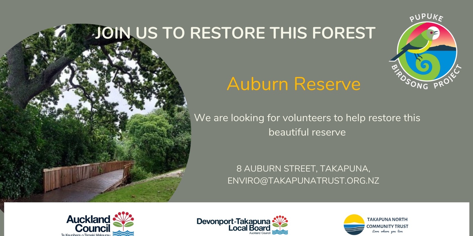 Banner image for Auburn Reserve restoration