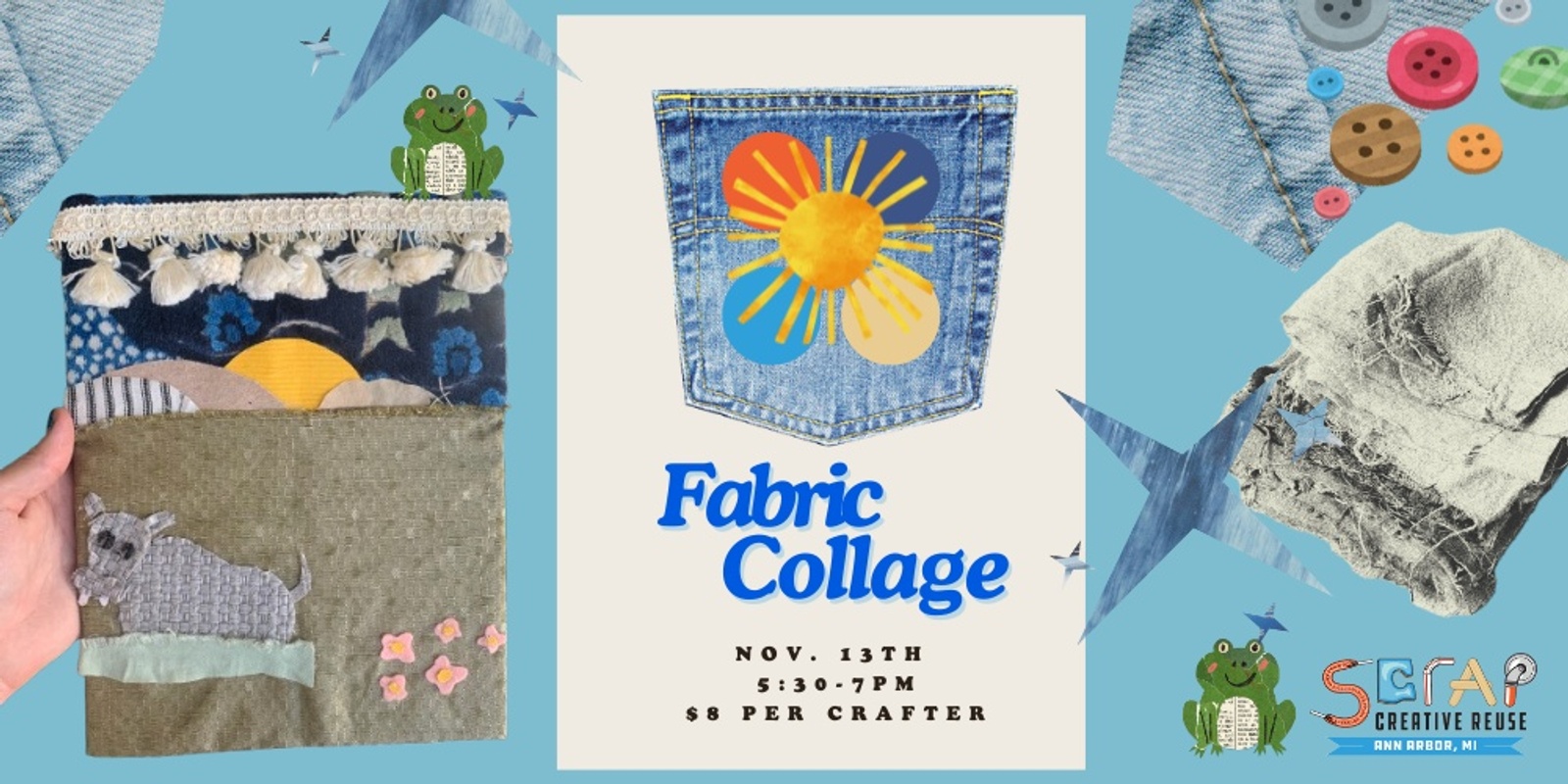 Banner image for Fabric Collage Workshop