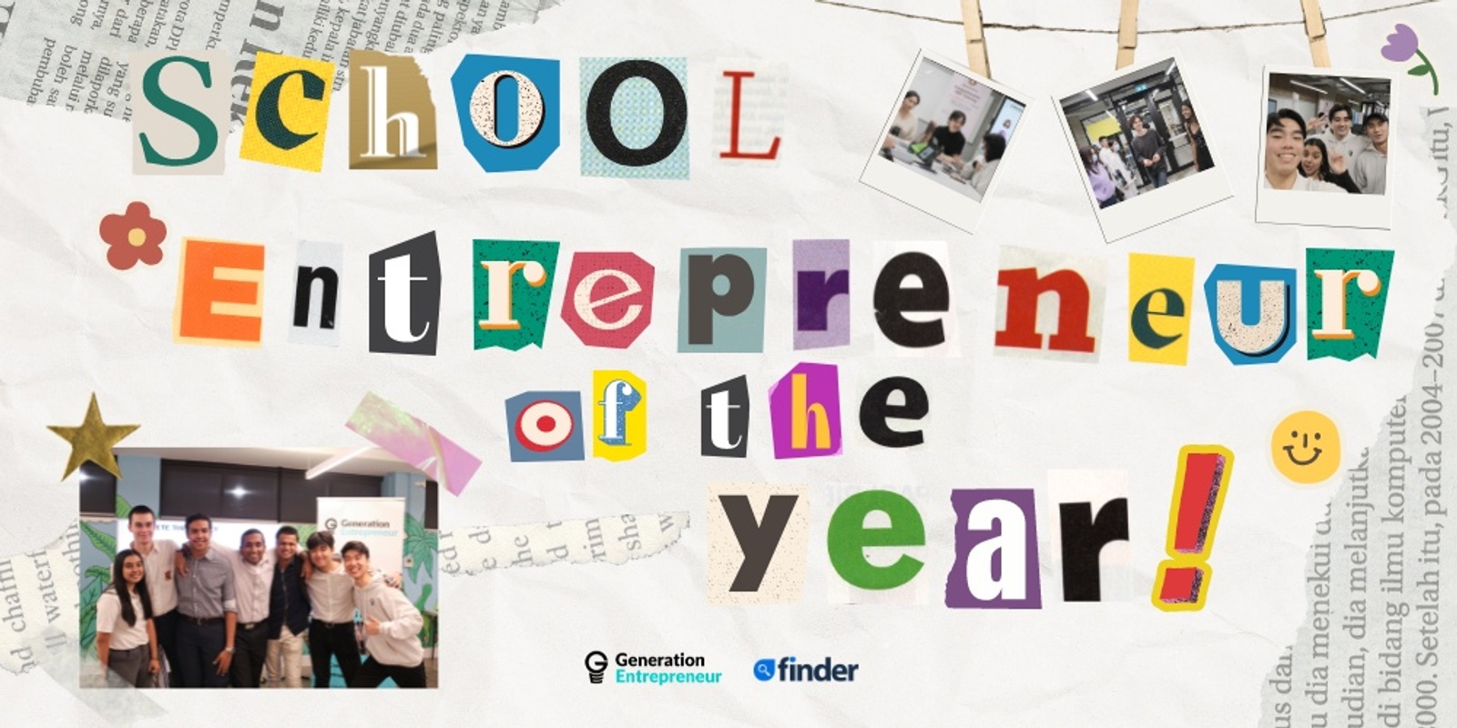 Banner image for School Entrepreneur of the Year: Round 1