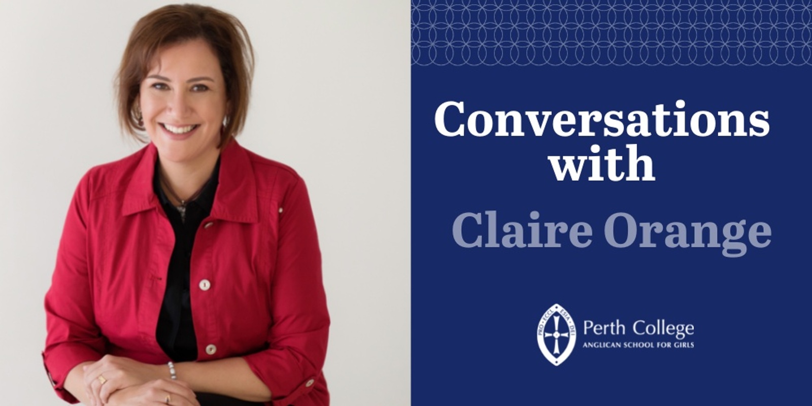 Banner image for Conversations with Claire Orange