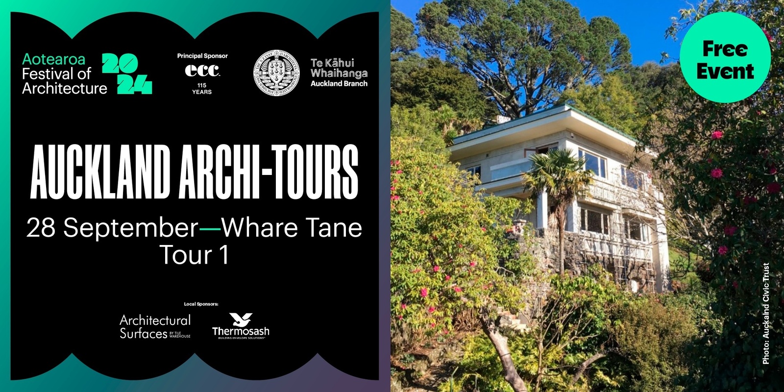 Banner image for Auckland Archi-tours - Whare Tane - HPC1 - 1st Tour