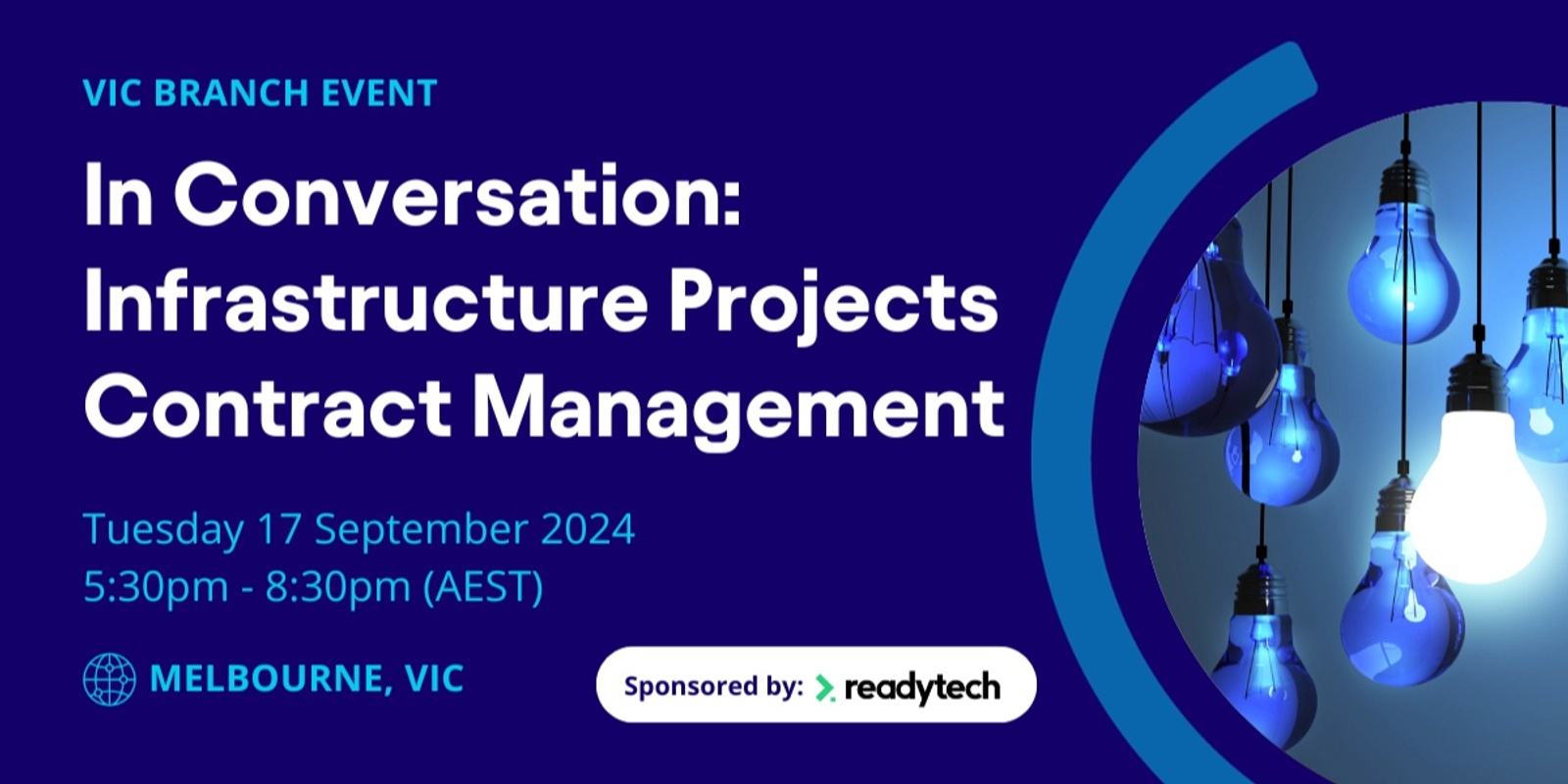 Banner image for VIC Branch - In Conversation: Infrastructure Projects Contract Management