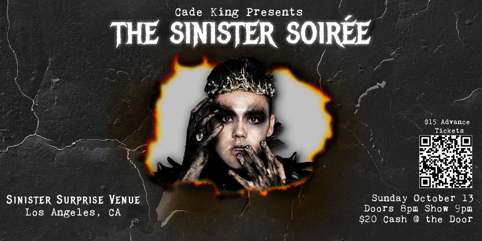 Banner image for The Sinister Soirée