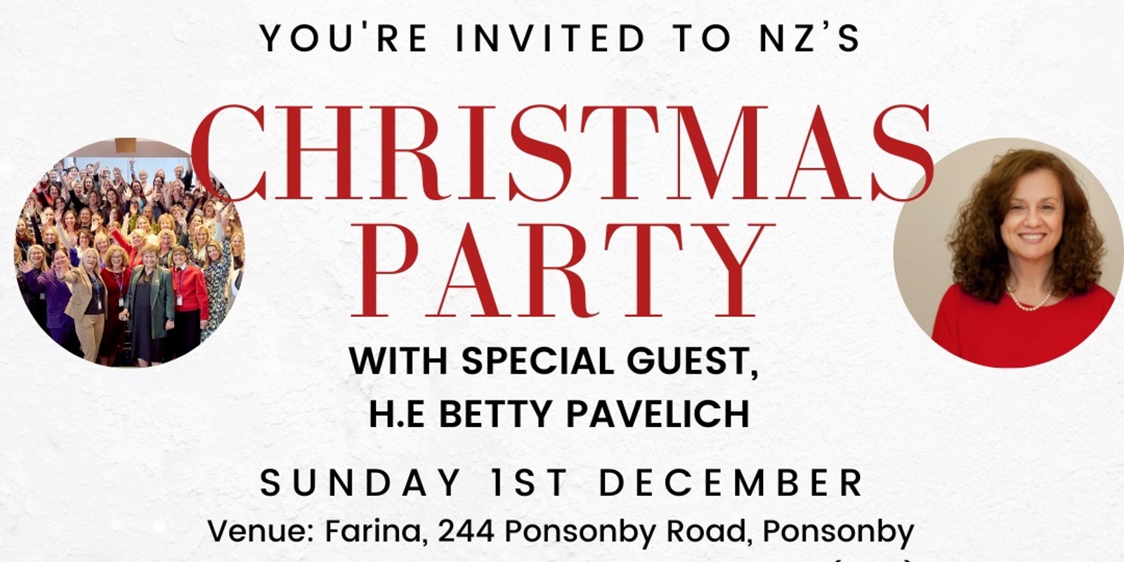 Banner image for NZ Christmas Dinner 