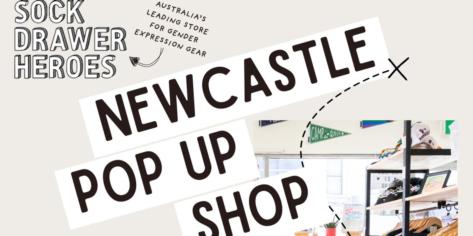 Banner image for Sock Drawer Heroes Newcastle Pop Up Shop