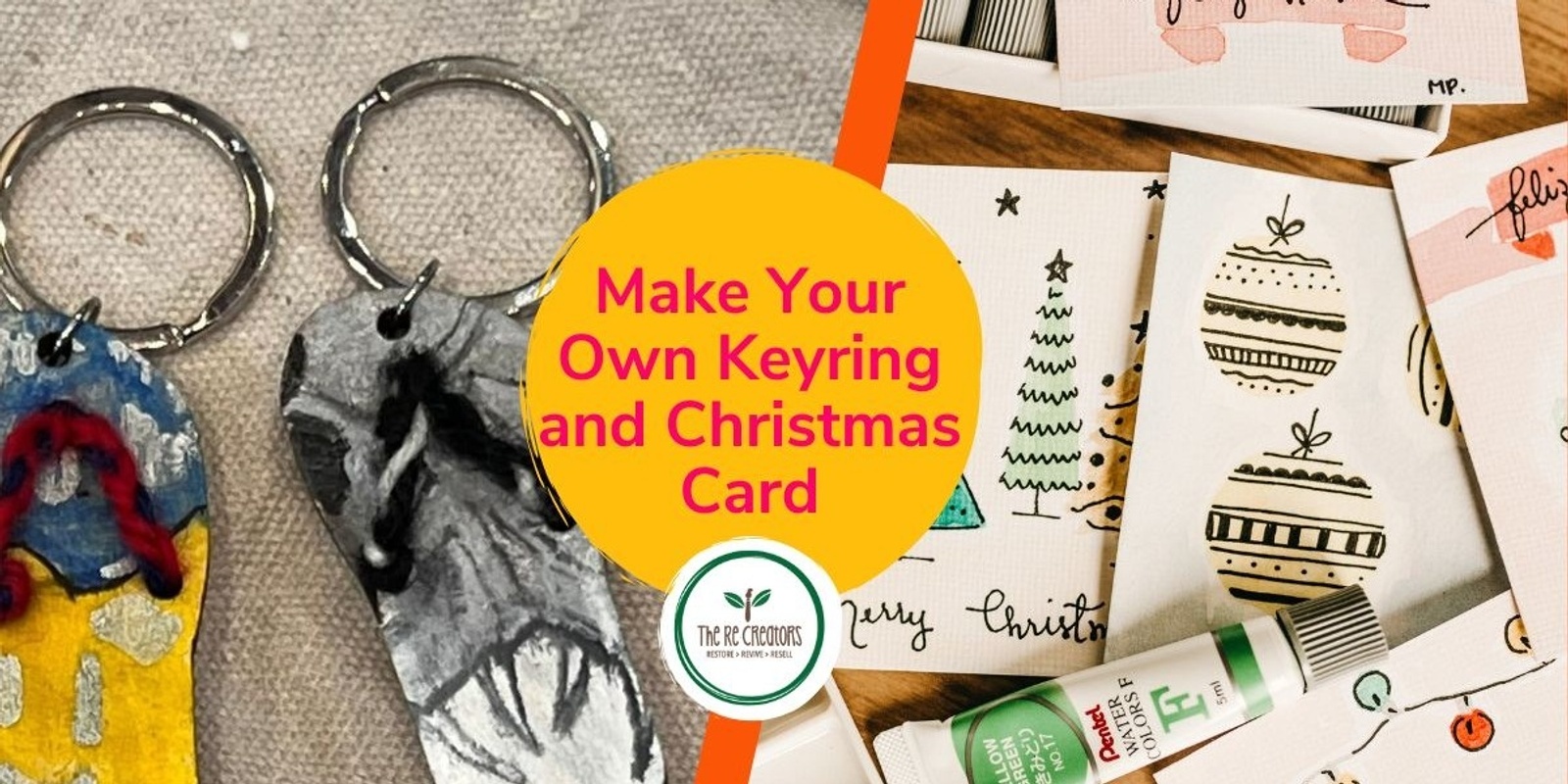 Banner image for Make your own Keyring and Christmas Cards, Ranui Library, Saturday 21 December, 10.30 am - 12.30 pm