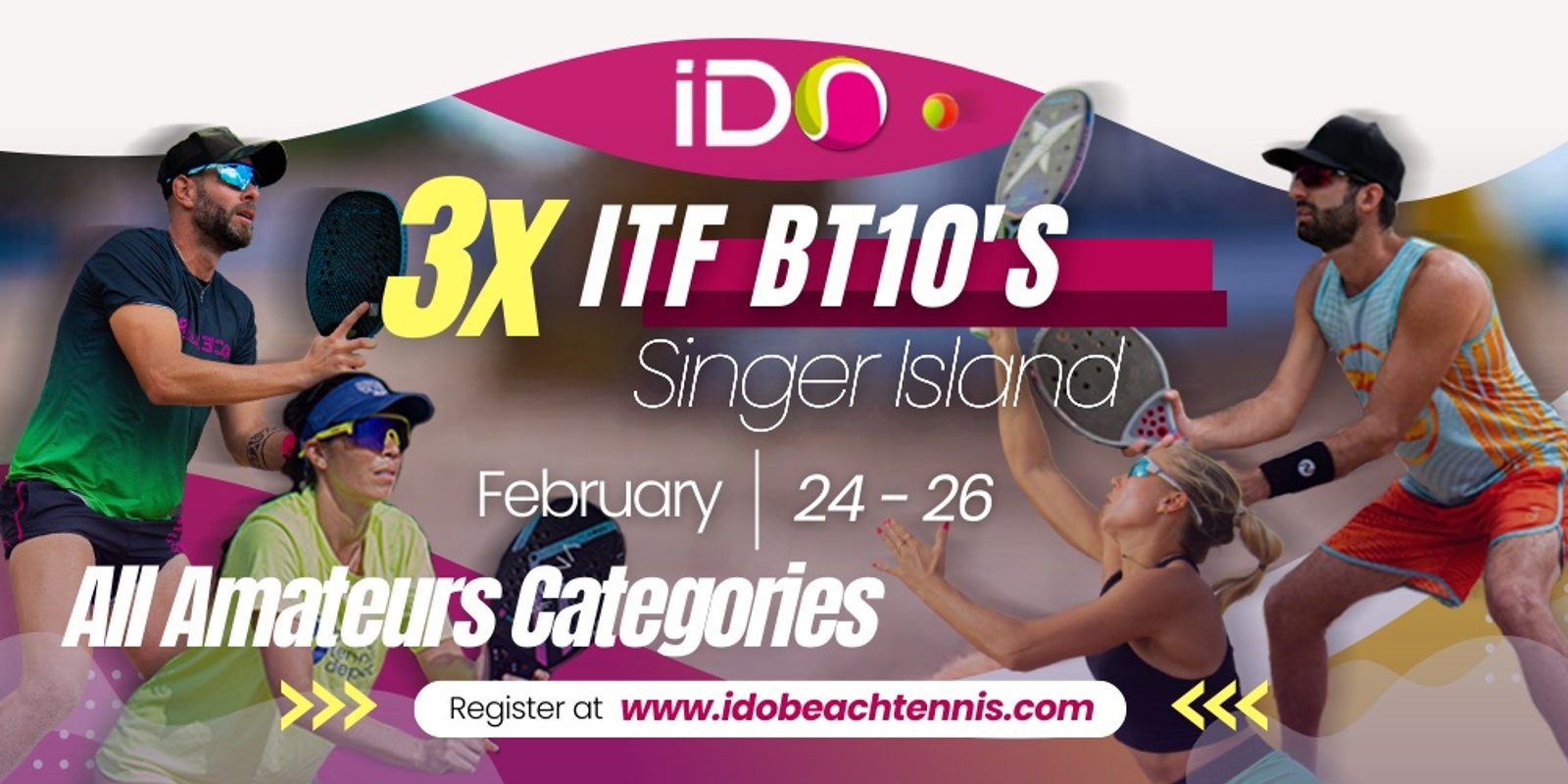 Banner image for I Do Beach Tennis 3xBT10 at Singer Island - Florida