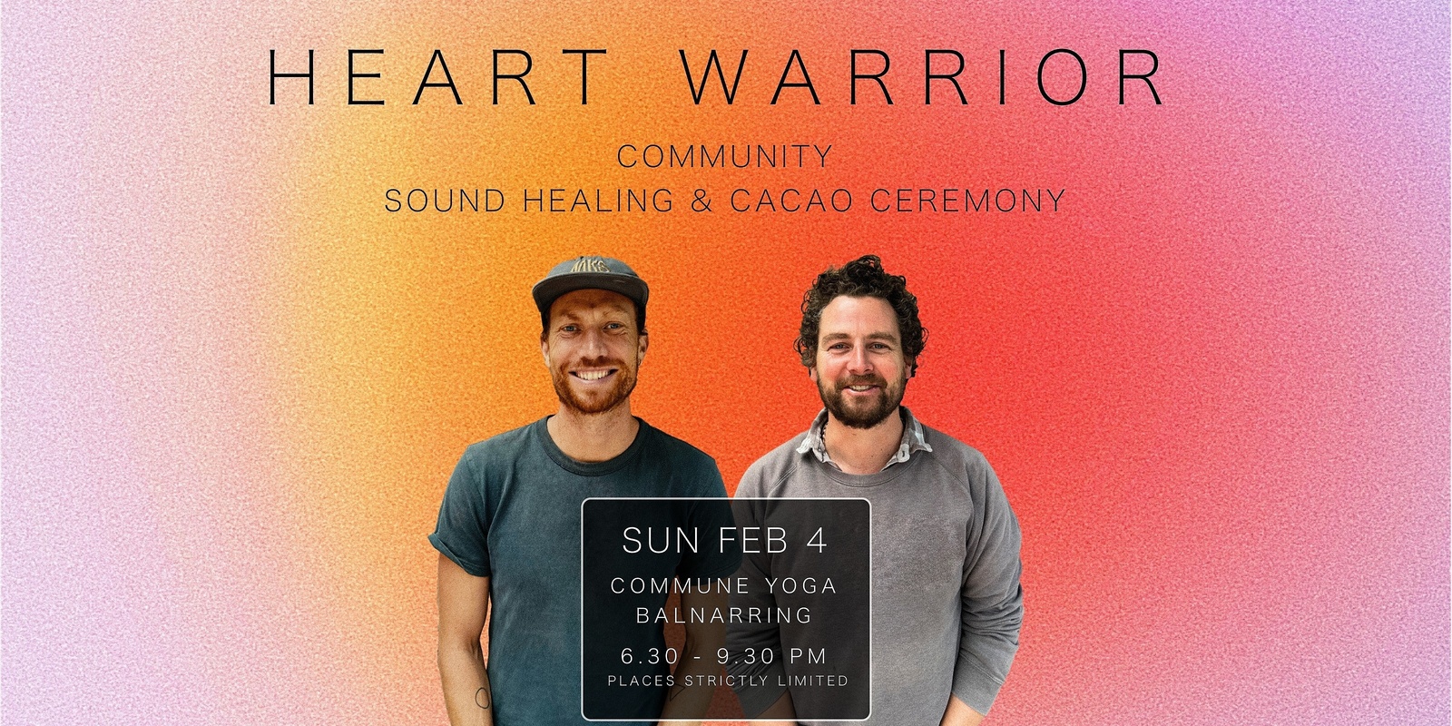 Banner image for Heart Warrior - Sound & Cacao Ceremony