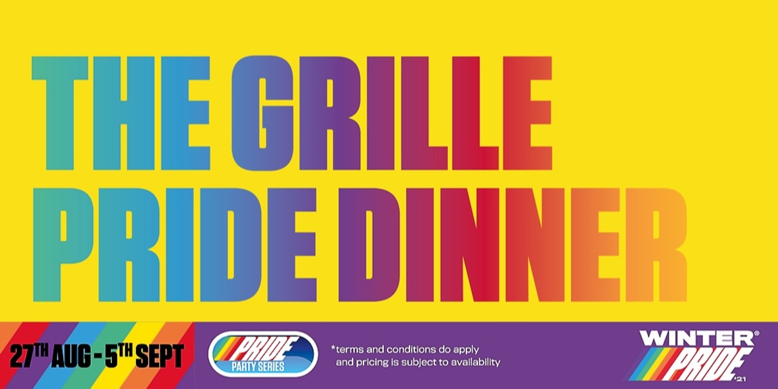 Banner image for The Grille Pride Dinner