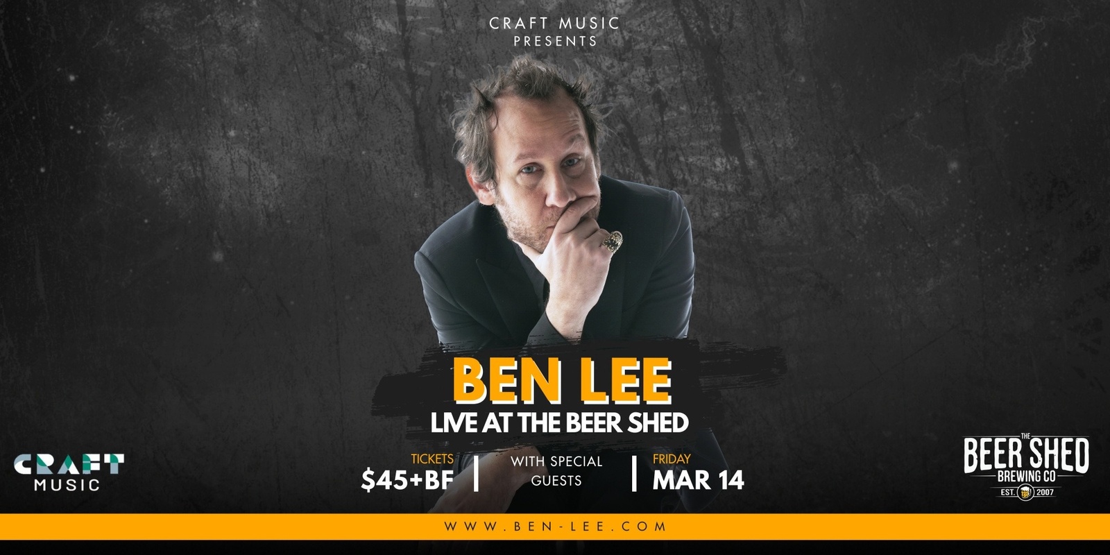 Banner image for Ben Lee Live at The Beer Shed