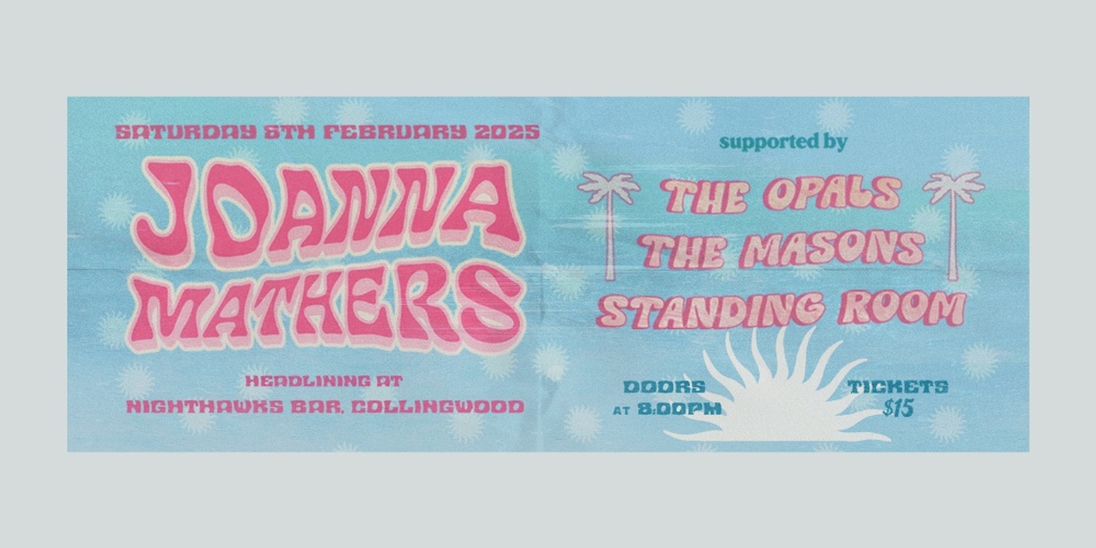 Banner image for Joanna Mathers Headliner @ Nighthawks