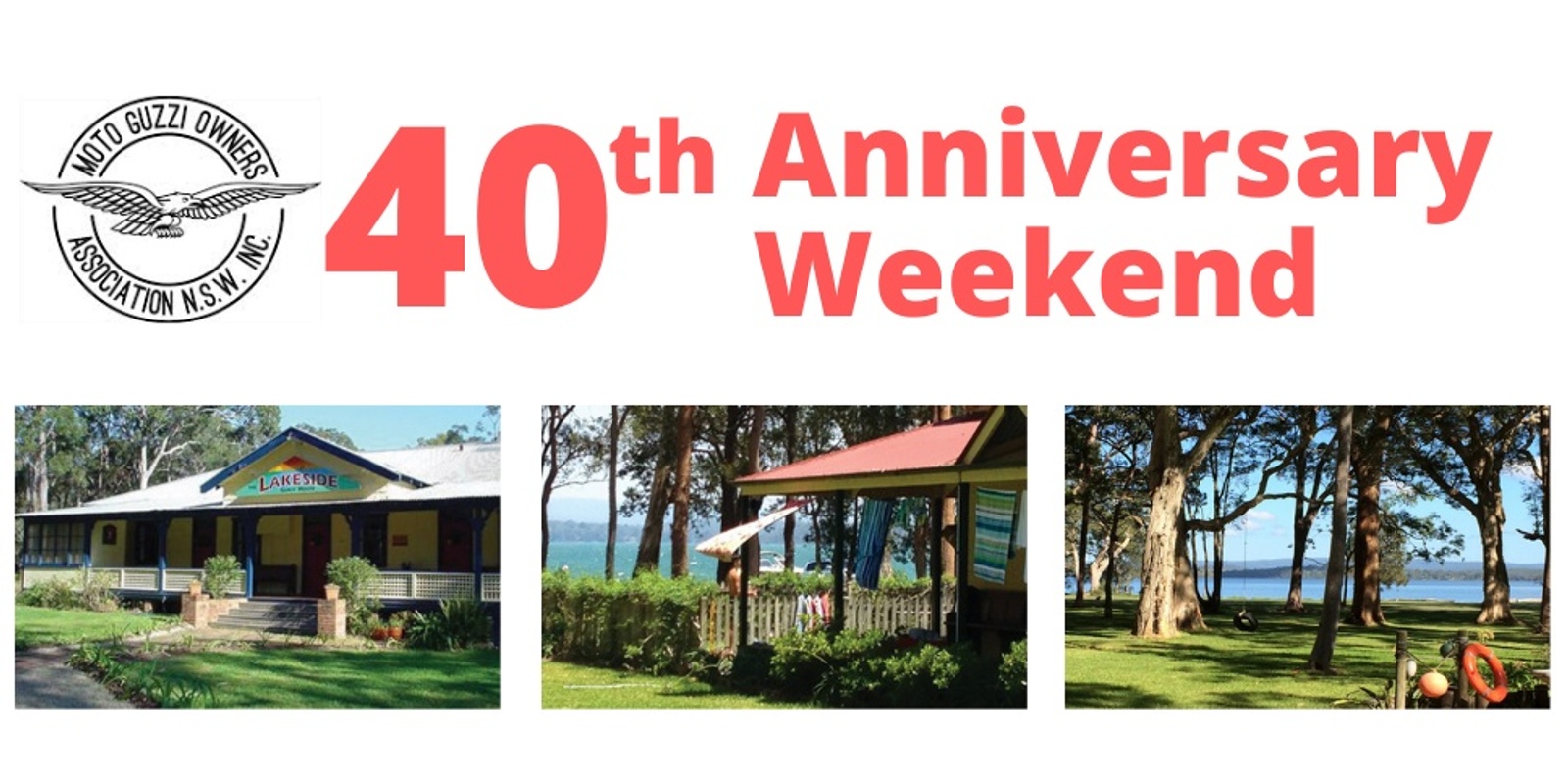 Banner image for Moto Guzzi Owners Association (NSW) 40th Anniversary Weekend