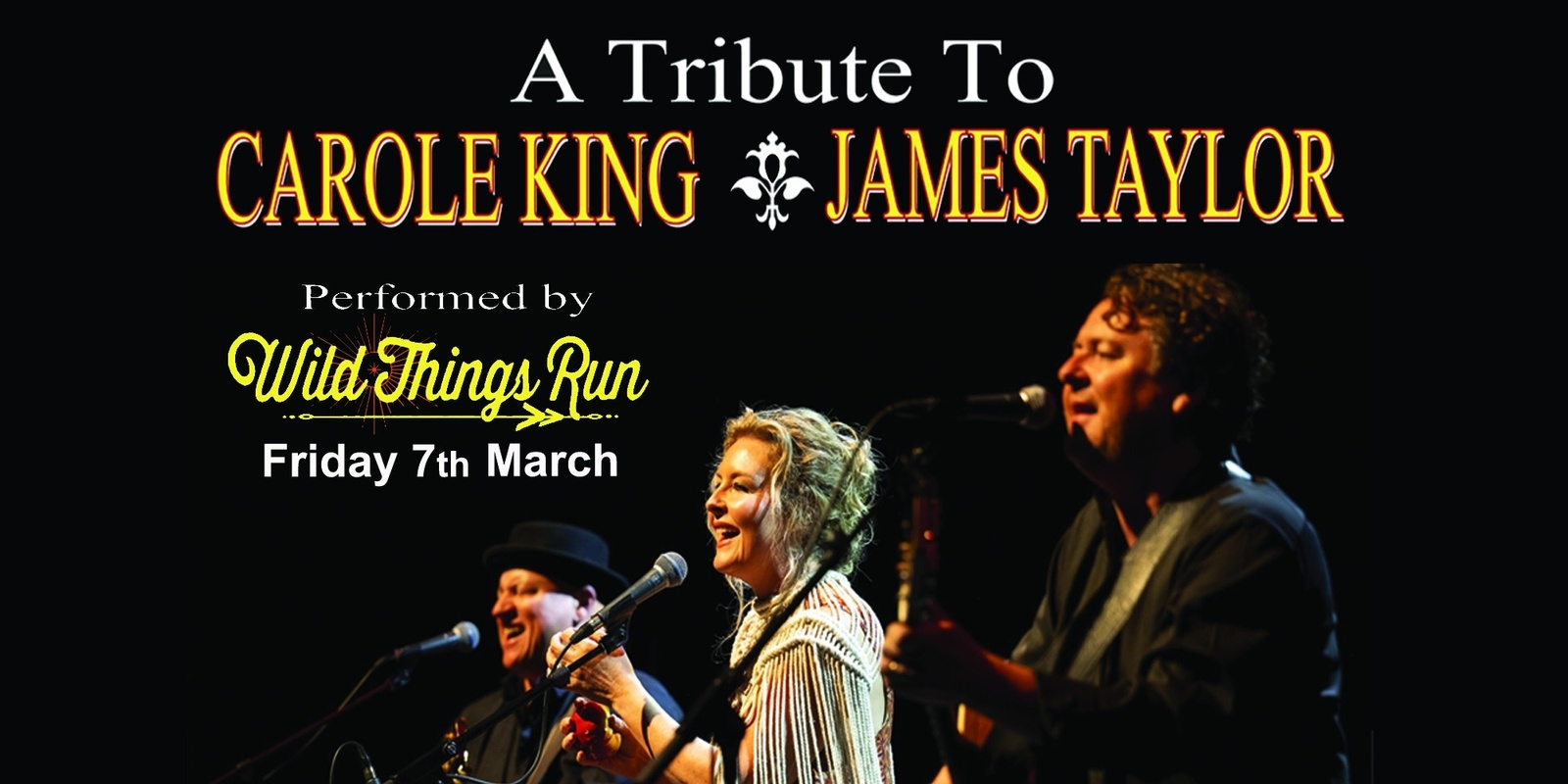 Banner image for A Tribute to Carole King & James Taylor - Performed by Wild Things Run