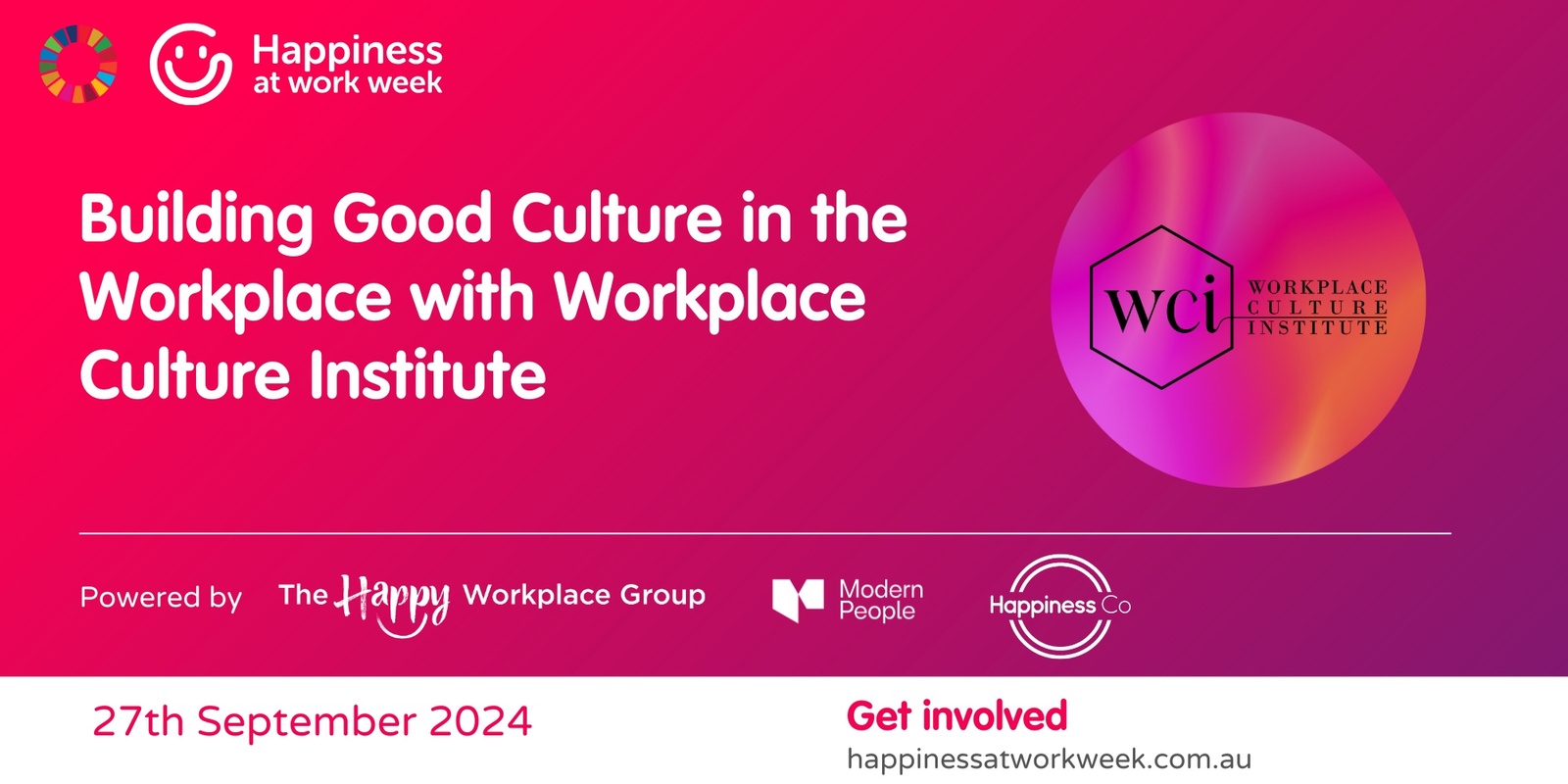 Banner image for Festival Of Happiness at Work