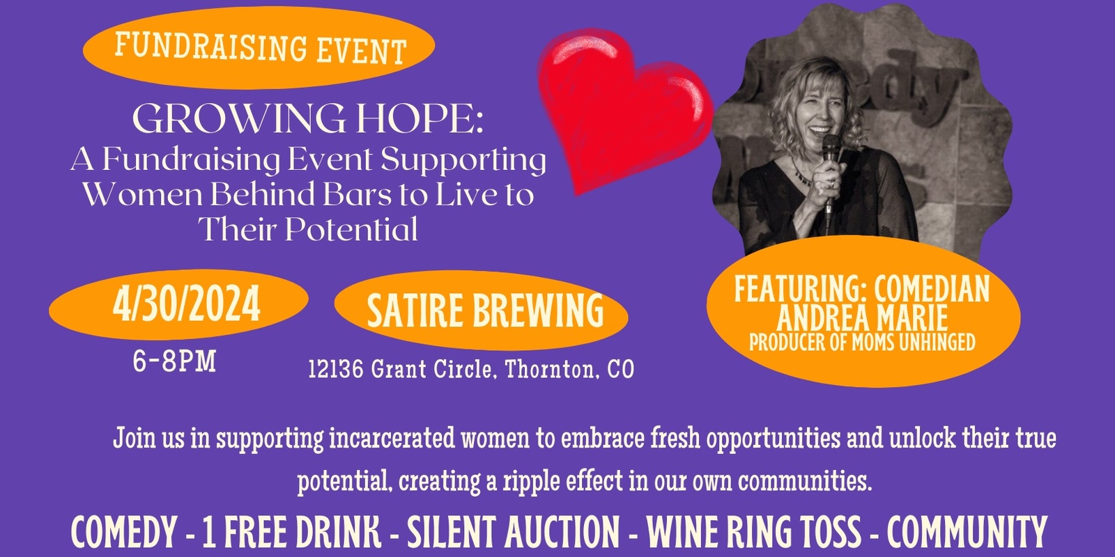 Banner image for GROWing Hope: Behind Bars Empowerment Fundraiser