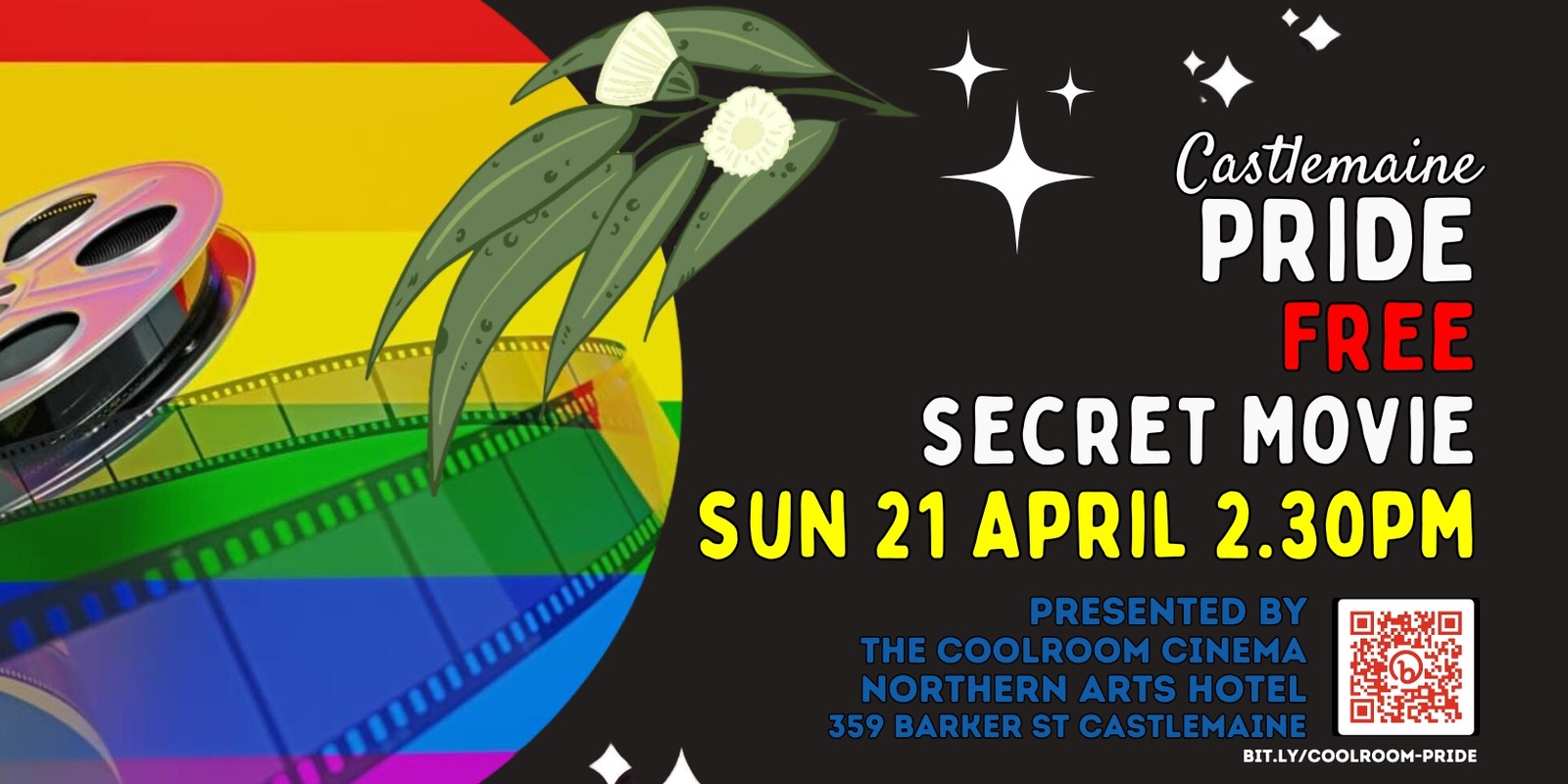 Banner image for Castlemaine Pride Sunday Secret Movie Matinee