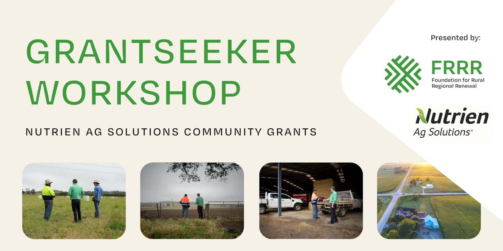 Banner image for Nutrien Ag Solutions Grantseeker Workshop