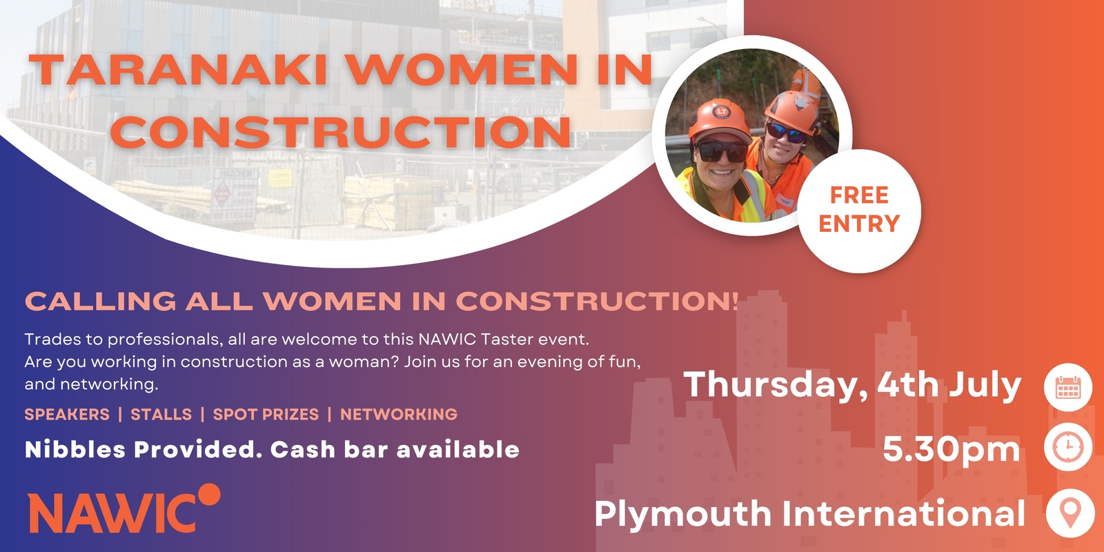 Banner image for Taranaki Women in Construction