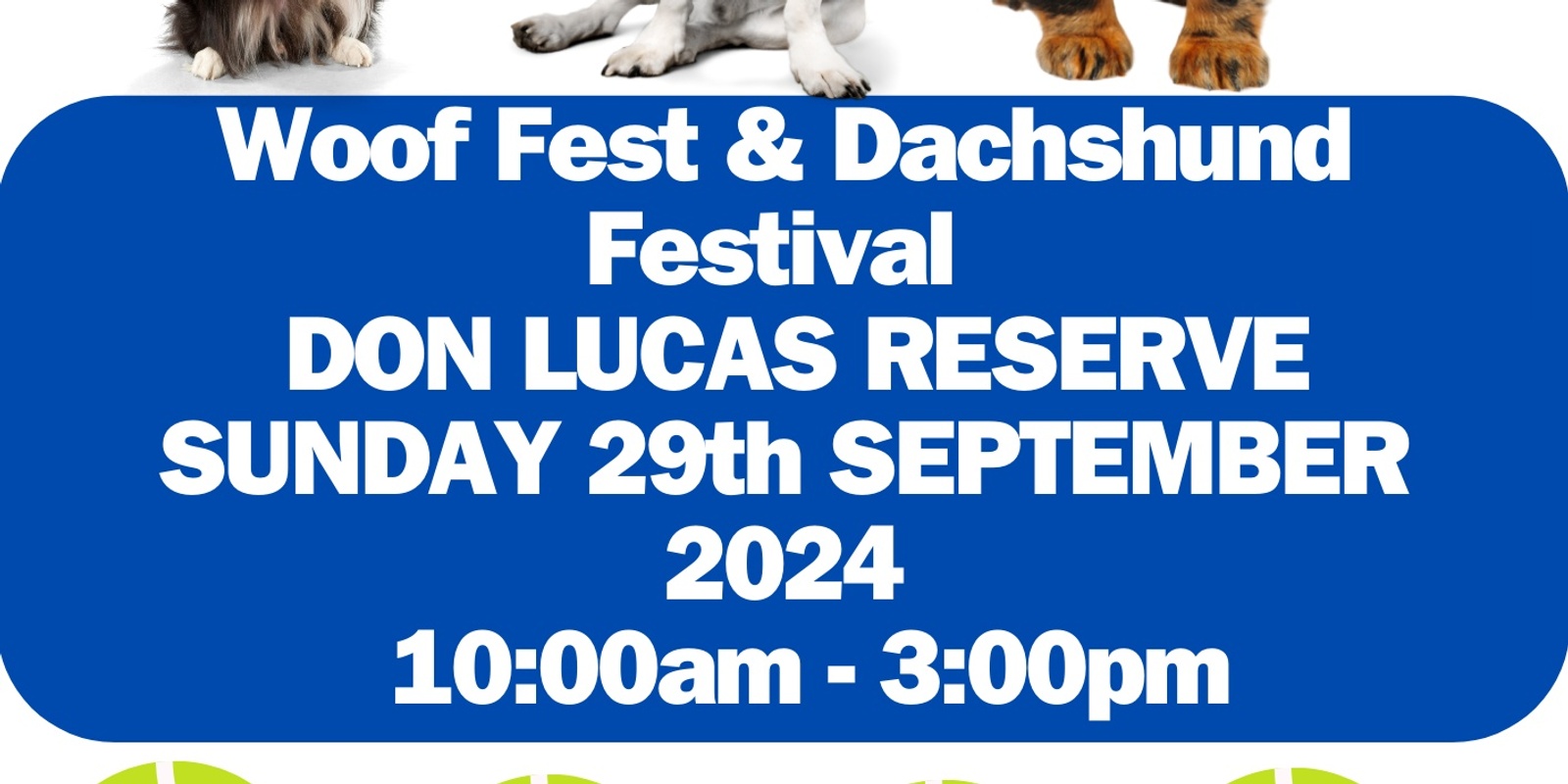 Banner image for Woof Fest & Dachshund Festival Sutherland Shire 