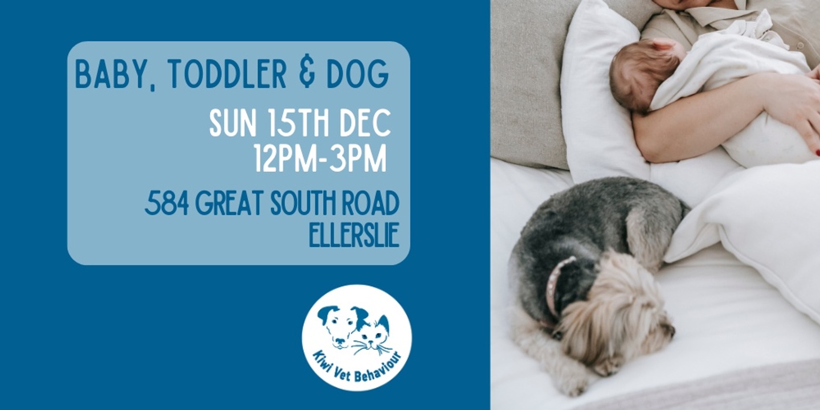 Banner image for Baby, Toddler & Dog Workshop