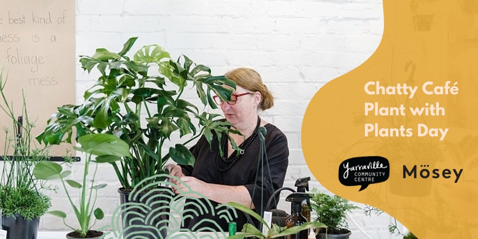 Banner image for Yarraville Community Centre Chatty Café Plant with Plants Day