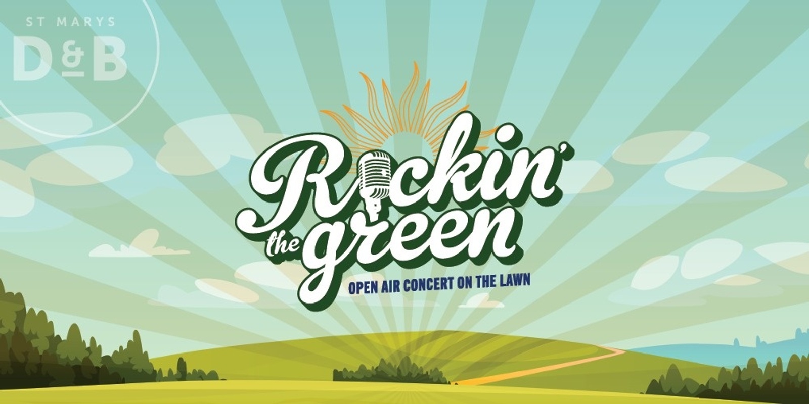 Banner image for Rockin The Green - Outdoor Concert Featuring Dirty Deeds ACDC Show + Soul Tattoo + DJ Afterparty