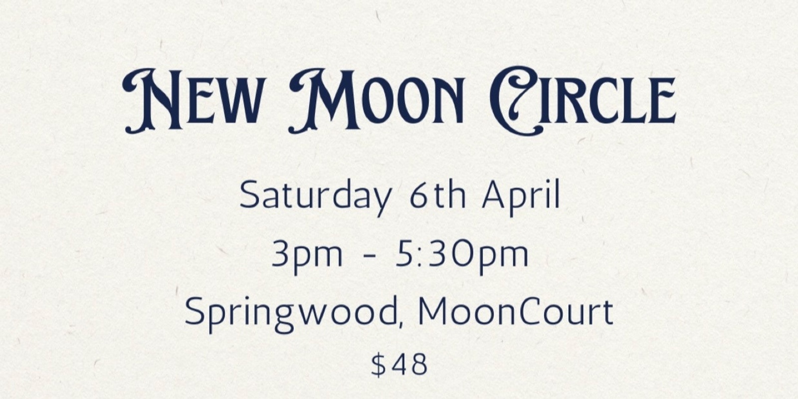 Banner image for New Moon Women's Circle